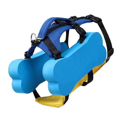 Sghtil Schwimmweste für Hunde | Schwimmweste für Welpen – verstellbarer reflektierender Schwimmring mit Rettungsgriff für Sicherheit im Wasser im Pool, See und Boot von Sghtil