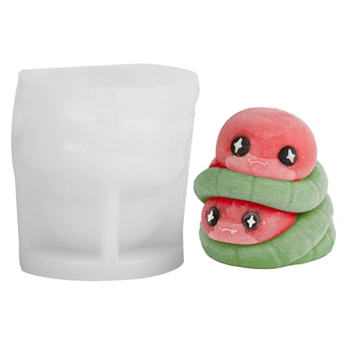 Sghtil Silicone Kuchenformen - 3D Fondant Form Schlangen | Tierform für Epoxy Ton Kekse Seife Kerzen Cupcakes | Backen Basteln Handwerk Projekte von Sghtil