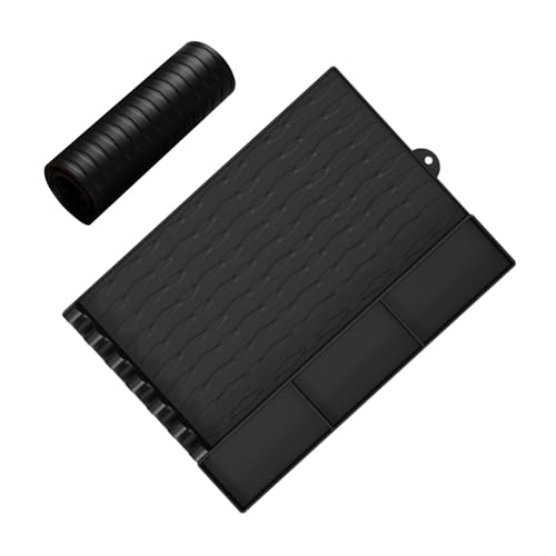 Sghtil Silikonspatelmatte, Anzündmatte aus Silikon | Multifunktionale Silikonmatte für Grills im Freien – hitzebeständige Halterung, Isolierschutzpad von Sghtil