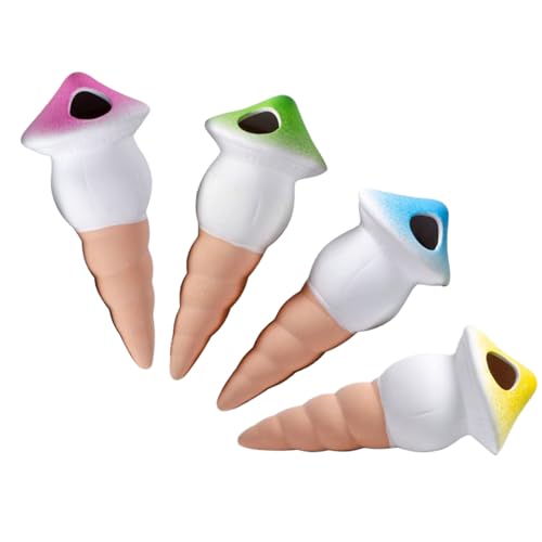 Sghtil Spitzen für automatische Bewässerung – Spitzen für die Bewässerung von Pflanzen im Freien, 4 Stück aus Terrakotta mit langsamer Freigabe für Garten im Freien von Sghtil