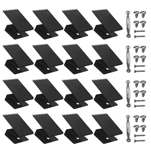 Sghtil Sturmfenster-Clips, Fensterbrett-Clips - Wiederverwendbare Sturmsperrholzklammern - Fensterladen-Hardware sichert Sturmfenster-Schutzklammern für schlechtes Wetter Sghtil Sturmfenster-Clips, Fensterbrett-Clips - Wiederverwendbare Sturmsperrholzklammern - Fensterladen-Hardware sichert Sturmfenster-Schutzklammern für schlechtes Wetter von Sghtil