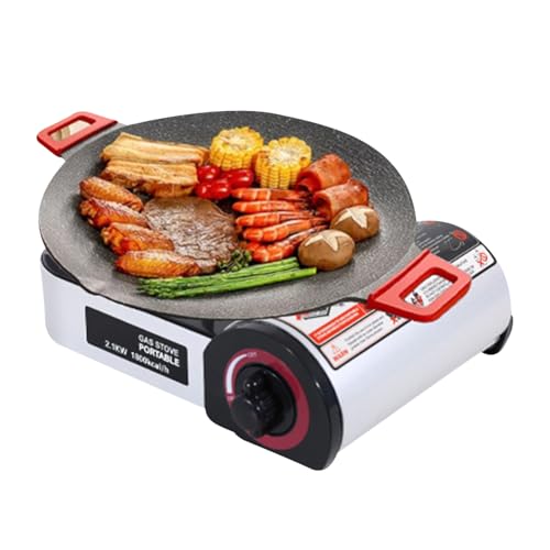 Sghtil Tragbarer Kocher – Tragbarer Outdoor-Kocher zum Wandern – Brenner, Kochen und kompaktes Zubehör für Innen, Wohnung und Reisen Sghtil Tragbarer Kocher – Tragbarer Outdoor-Kocher zum Wandern – Brenner, Kochen und kompaktes Zubehör für Innen, Wohnung und Reisen von Sghtil