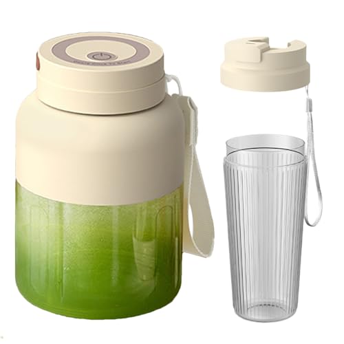Sghtil Tragbarer Saftmixer - Elektrischer Entsafter Für Säfte Und Shakes Leiser Betrieb - Zubehör Für Getränkezubereitung 800 ml Saftpresse Für Alle von Sghtil