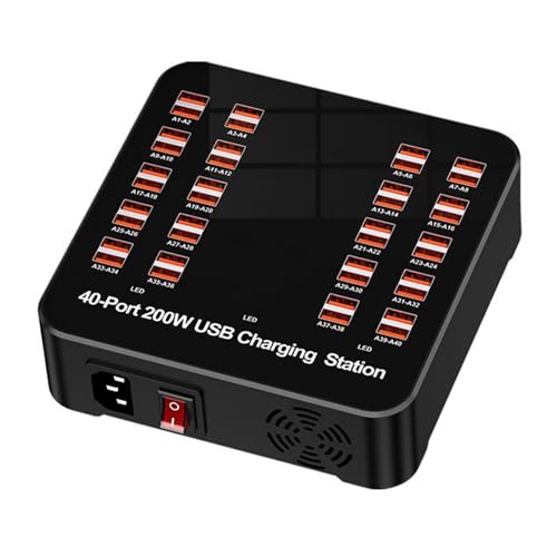 Sghtil USB Schnellladestation | Multi-Ladehub - Intelligente Steckdose für Laptop PC Smartphone Zuhause Büro Reisen Sghtil USB Schnellladestation | Multi-Ladehub - Intelligente Steckdose für Laptop PC Smartphone Zuhause Büro Reisen von Sghtil