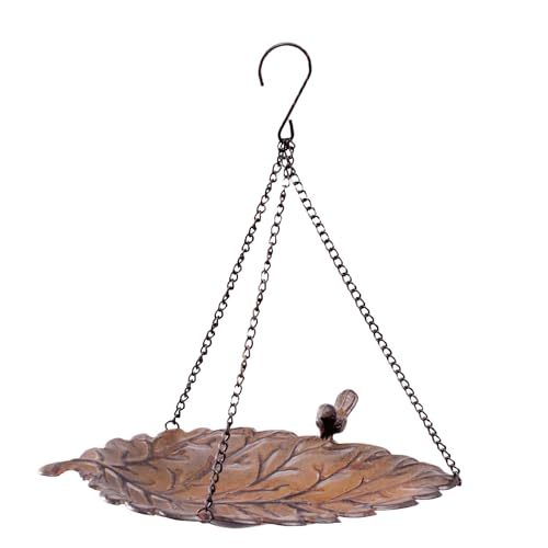 Sghtil Vogelfuttertablett - Vogelbad Für Draußen - Outdoor Wasserschale Mit Ketten Für Baum Garten Rasen Hinterhof Sghtil Vogelfuttertablett - Vogelbad Für Draußen - Outdoor Wasserschale Mit Ketten Für Baum Garten Rasen Hinterhof von Sghtil