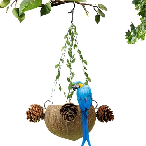 Sghtil Vogelhaus Natur Vogelhaus Nistkasten Nistkasten Vogelkäfig Nymphensittich Nymphensittich Nymphensittich Vogelhaus Vogelkäfig Dekorativer Vogelkäfig für Jahreszeiten von Sghtil