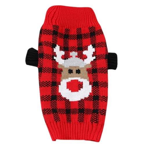 Sghtil Weihnachtlicher Hundepullover, Welpenpullover für kleine Hunde | Hundehemden Weihnachtspullover Warmer Weihnachtspullover für Hunde, Haustierpullover aus atmungsaktivem Stoff Sghtil Weihnachtlicher Hundepullover, Welpenpullover für kleine Hunde | Hundehemden Weihnachtspullover Warmer Weihnachtspullover für Hunde, Haustierpullover aus atmungsaktivem Stoff von Sghtil