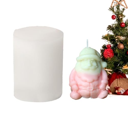 Sghtil Weihnachtsverzierungsform, Silikonformen für Kerzen - Wiederverwendbare Weihnachts-Kerzenformen für Weihnachtsmann,Weihnachtswachsformen Kerzenformen Sghtil Weihnachtsverzierungsform, Silikonformen für Kerzen - Wiederverwendbare Weihnachts-Kerzenformen für Weihnachtsmann,Weihnachtswachsformen Kerzenformen von Sghtil