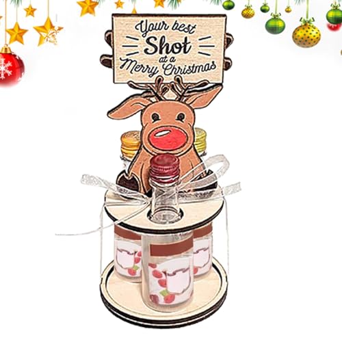 Sghtil Weinflaschenhalter Weihnachten Weinflaschenhalter | Tragbarer Likörhalter für Flaschenhalter | Aufbewahrung von Likörflaschen | Weinflaschenhalter Weihnachten von Sghtil