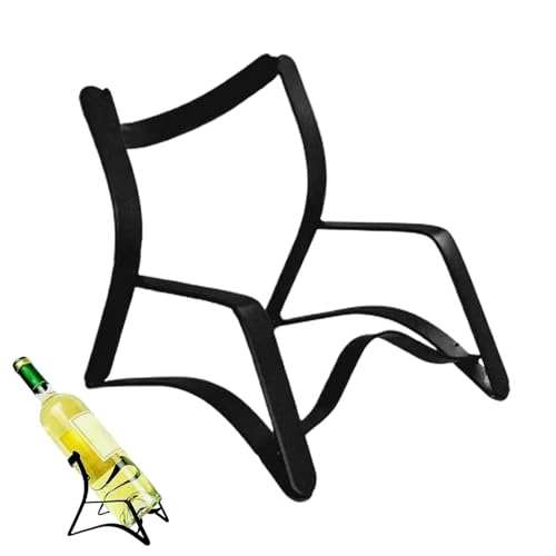 Sghtil Weinregal Tisch Weinregal | Kreatives Weinregal in Stuhlform | Robustes Weinregal für Esstisch Display von Sghtil
