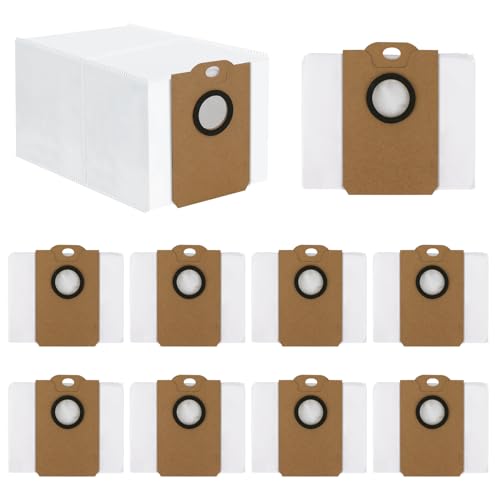 10Stück Staubsaugerbeutel kompatibel mit Conga 2499,Conga 2299,Conga 8290,Conga 7490 Staubsauger,3-in-1 Hocheffizienz-Filterung,3L Ersatzbeutel mit großem Fassungsvermögen von Sgizoku