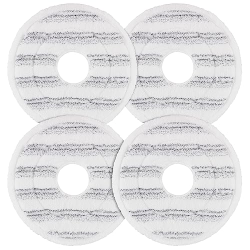 4 Stück Vileda Spin and Clean Ersatzkopf - Waschbarer und Wiederverwendbarer Mikrofaser-Mop für Bodenreinigung - Nachfüllpackung von Sgizoku