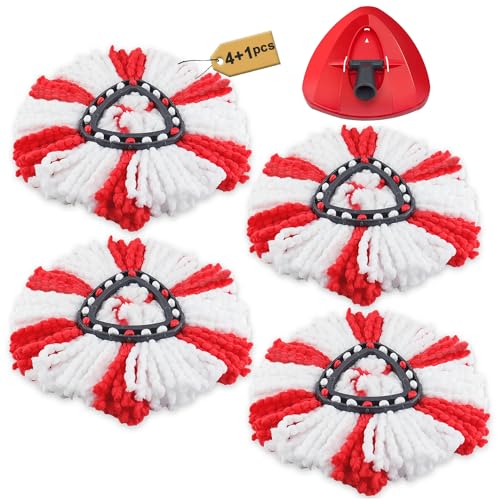 Vileda Turbo 2in1 EasyWring&Clean Mikrofaser-Moppkopf Set - 5 Stück für Spin Turbo Smart Mop - 4 Mikrofaser Ersatzköpfe und 1 Mop Kopf Basis Vileda Turbo 2in1 EasyWring&Clean Mikrofaser-Moppkopf Set - 5 Stück für Spin Turbo Smart Mop - 4 Mikrofaser Ersatzköpfe und 1 Mop Kopf Basis von Sgizoku