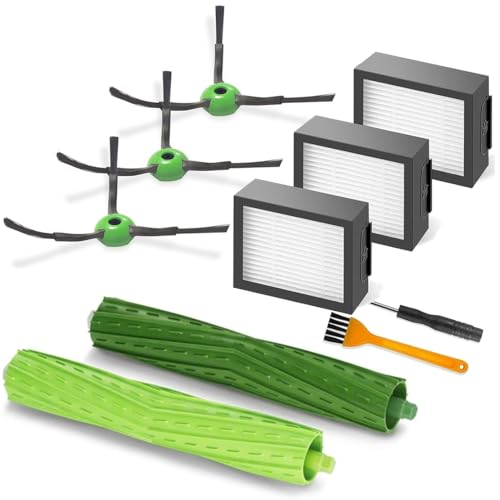 Ersatzteil-Zubehör für iRobot Roomba E&I&J Serie – passend für e5 e6 e7 i1 i1+ i2 i3 i3+ i4 i4+ i6 i6+i7 i7+ i8 i8+ j6+ j7 j7+,Combo i5 i5+j5 j5+ Staubsauger – 1 Set Bürste. 3 Seitenbürsten. 3 Ersatzteil-Zubehör für iRobot Roomba E&I&J Serie – passend für e5 e6 e7 i1 i1+ i2 i3 i3+ i4 i4+ i6 i6+i7 i7+ i8 i8+ j6+ j7 j7+,Combo i5 i5+j5 j5+ Staubsauger – 1 Set Bürste. 3 Seitenbürsten. 3 von Sgizoku