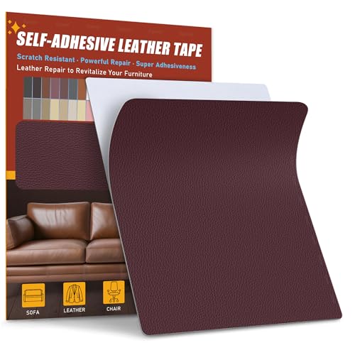 Sgooyir Leder Reparatur Set, 21x28cm Kunstleder Selbstklebend, Kunstleder Reparaturset Flicken Selbstklebend Patch für Autositze, Sofa, Jacken, couch, Möbel Fuchsia Sgooyir Leder Reparatur Set, 21x28cm Kunstleder Selbstklebend, Kunstleder Reparaturset Flicken Selbstklebend Patch für Autositze, Sofa, Jacken, couch, Möbel Fuchsia von Sgooyir