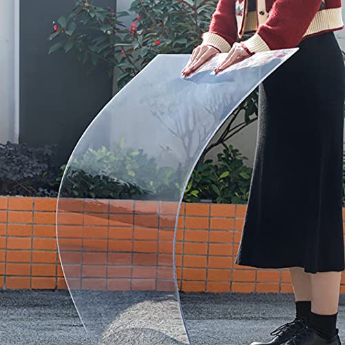 Dachplatte aus Polycarbonat,Klare Dachverkleidungs-Ersatzplatten,Markisenabdeckungen für Außenbereich,Regenfeste Gewächshausüberdachung,für Balkonfenster Sicherer Zaun (WxL: 1.2x7m) von Sh000ad