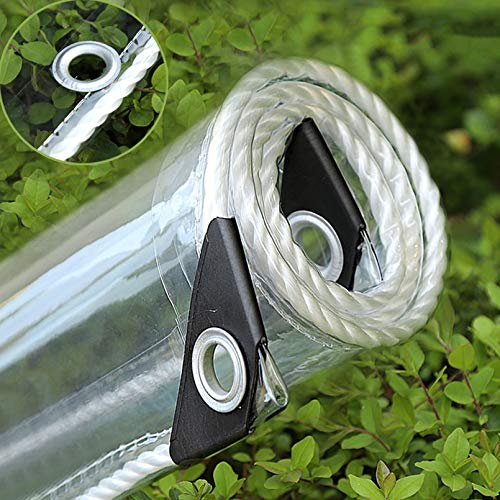 PVC wasserdicht Transparente Plane,Wetterfeste Plane Strapazierfähige Vordächer Faltbar Camping Zeltplane,0,35mm Regenschutz Abdeckplane für Gebäudestaub/Farbe/Schmutz,mit Ösen (1.2x2m/3.9x6.6ft) PVC wasserdicht Transparente Plane,Wetterfeste Plane Strapazierfähige Vordächer Faltbar Camping Zeltplane,0,35mm Regenschutz Abdeckplane für Gebäudestaub/Farbe/Schmutz,mit Ösen (1.2x2m/3.9x6.6ft) von Sh000ad