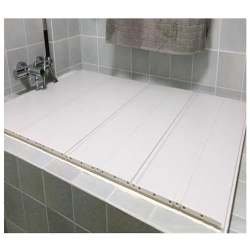 Badewannenabdeckung Faltbare Badewannenabdeckung Badewannenablage Badabdeckung, Dicke 1,2cm Badewanne Isolierabdeckung Badewannenbretter, Staubdichtes Dämmplatte Für Zuhause Spa Badablage 360 Grad umk von ShAzan