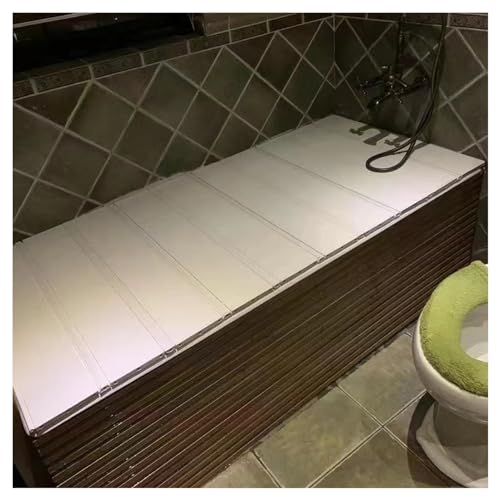 Badewannenabdeckung Falten PVC Staubdicht Badewannenabdeckung Badewannenbretter Wannentablett Badabdeckung, Multifunktional Dämmplatte für Badewannen Verschiedener Größen, Lager 40kg 360 Grad umkehrba Badewannenabdeckung Falten PVC Staubdicht Badewannenabdeckung Badewannenbretter Wannentablett Badabdeckung, Multifunktional Dämmplatte für Badewannen Verschiedener Größen, Lager 40kg 360 Grad umkehrba von ShAzan