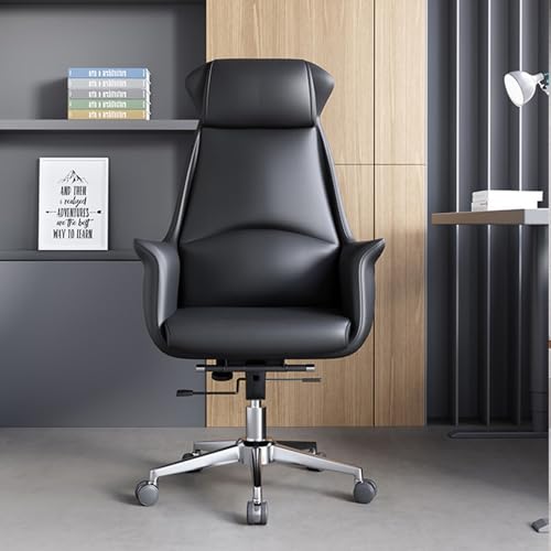 Bürostühle Home Office Schreibtisch Stuhl mit Armlehne Rad,Moderner PU Leder High-Back Office Task Stuhl, kann 360° drehbare Computer Stühle für Home Office drehen(Color 1) von ShAzanz