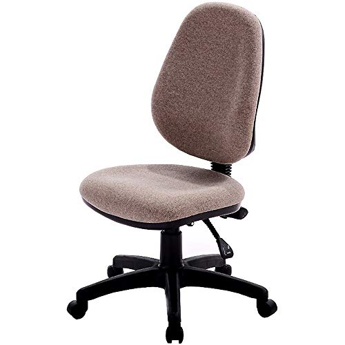 ShAzanz Bürostühle Bürostuhl Drehstuhl Rückenlehne und höhenverstellbar 135 ° verstellbares Design Studentenschreibstuhl Lagergewicht 150kg(Brown) von ShAzanz