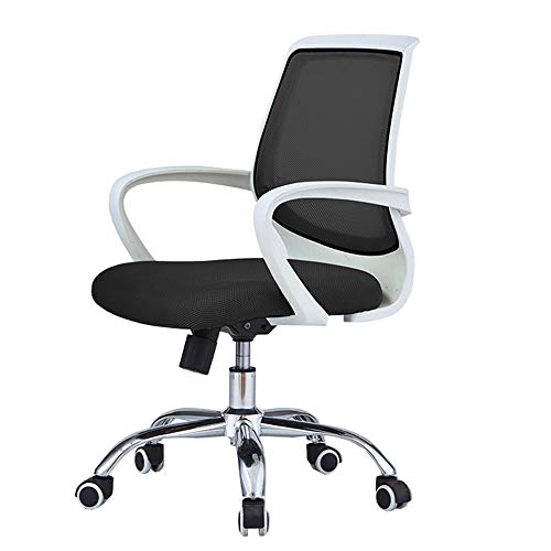 ShAzanz Bürostühle Bürostuhl Drehstuhl Lounge-Sessel Heimnetzstuhl Arc Rückenlehne Bequem und atmungsaktiv Lagergewicht 200kg Mehrfarben optional(White) von ShAzanz