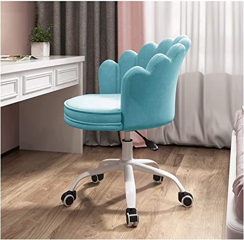 ShAzanz Bürostühle Bürostuhl Moderner Task Rolling Drehstuhl, Jetzt Haltung verbessern & Nackenschmerzen für Homeoffice(Blue) von ShAzanz