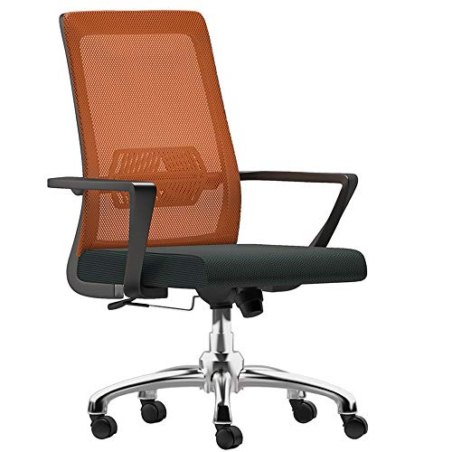 ShAzanz Bürostühle Bürostuhl Multifunktions-Drehstuhl Moderne Einfachheit Ergonomisches Design Atmungsaktives Mesh Sessel Lagergewicht 150kg Mehrfarben optional(Orange) von ShAzanz