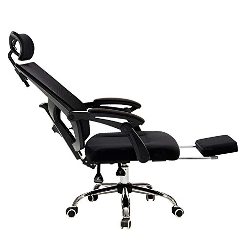 ShAzanz Bürostühle Bürostuhl ergonomischer Schreibtischstuhl Multifunktionale Kopfstütze Aktivitäten Lendenkissen Heimunterricht Y-Klammer Robust und langlebig Lagergewicht 200kg 2 Farben(Black) von ShAzanz