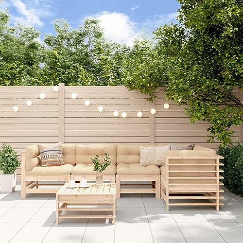 ShCuShan 6-TLG. Garten-Lounge-Set Balkon MöBel Lounge MöBel Outdoor Garten LoungemöBel Set Lounge Set GartenmöBel Massivholz Kiefer ShCuShan 6-TLG. Garten-Lounge-Set Balkon MöBel Lounge MöBel Outdoor Garten LoungemöBel Set Lounge Set GartenmöBel Massivholz Kiefer von ShCuShan