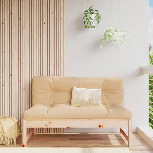 ShCuShan Ecksofa, Polyrattan und massives Eukalyptusholz, Gartensofas-Bezug, Sofabezug, Außensofa-Abdeckung von ShCuShan
