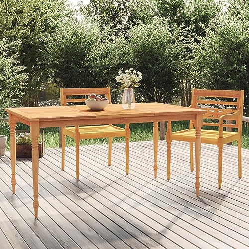 ShCuShan Klapptisch, rechteckig, multifunktional, mit Tischplatte und verschließbarer Struktur, platzsparend, für Outdoor-Möbel, Innenbereich, Garten, Terrasse, Picknick, Camping, Batavia Tisch von ShCuShan
