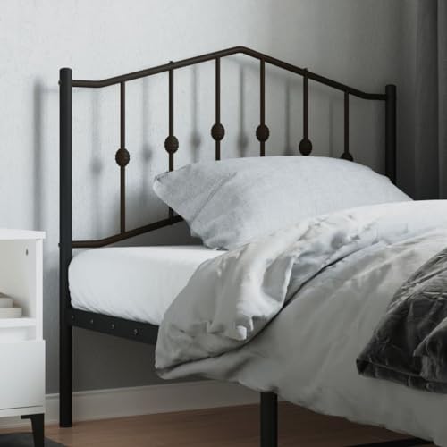 ShCuShan Kopfteil aus Metall, schwarz, 100 cm, Kopfteilbezug Massiv Bett Rückenlehne Für Kopfteile Nachttisch Dekoration Decke ShCuShan Kopfteil aus Metall, schwarz, 100 cm, Kopfteilbezug Massiv Bett Rückenlehne Für Kopfteile Nachttisch Dekoration Decke von ShCuShan