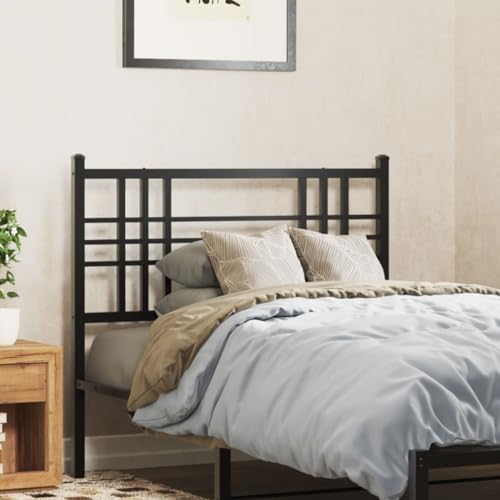 ShCuShan Kopfteil aus Metall, schwarz, 107 cm, Kopfteilbezug Massiv Bett Rückenlehne Für Kopfteile Nachttisch Dekoration Decke ShCuShan Kopfteil aus Metall, schwarz, 107 cm, Kopfteilbezug Massiv Bett Rückenlehne Für Kopfteile Nachttisch Dekoration Decke von ShCuShan