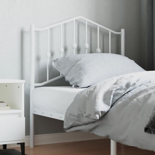 ShCuShan Kopfteil aus Metall, weiß, 80 cm, Kopfteilbezug Massiv Bett Rückenlehne für Kopfteile Nachttisch Dekoration Decke ShCuShan Kopfteil aus Metall, weiß, 80 cm, Kopfteilbezug Massiv Bett Rückenlehne für Kopfteile Nachttisch Dekoration Decke von ShCuShan