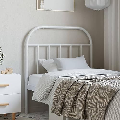 ShCuShan Kopfteil aus Metall, weiß, 80 cm, Kopfteilbezug Massiv Bett Rückenlehne für Kopfteile Nachttisch Dekoration Decke ShCuShan Kopfteil aus Metall, weiß, 80 cm, Kopfteilbezug Massiv Bett Rückenlehne für Kopfteile Nachttisch Dekoration Decke von ShCuShan