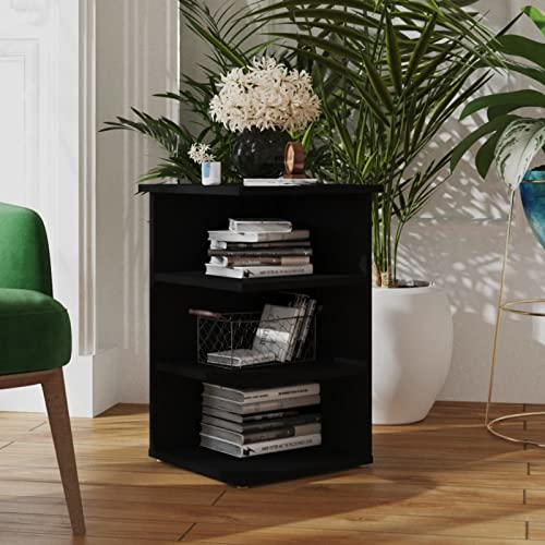 ShCuShan Schwarzes Sideboard 35 x 35 x 55 cm aus mehrschichtigem Holz, modernes Sideboard für Wohnzimmer, Esszimmer und Eingangsbereich aus Holz und Spanplatten, Aufbewahrungsschrank mit Schränken und ShCuShan Schwarzes Sideboard 35 x 35 x 55 cm aus mehrschichtigem Holz, modernes Sideboard für Wohnzimmer, Esszimmer und Eingangsbereich aus Holz und Spanplatten, Aufbewahrungsschrank mit Schränken und von ShCuShan