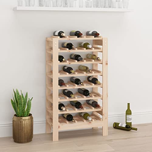 ShCuShan Weinregal 61,5 x 30 x 107,5 cm aus massivem Kiefernholz, Flaschenregal für Weinflaschen und Gläser, Getränkehalter, Weinregal für Küche, Bar, Esszimmer ShCuShan Weinregal 61,5 x 30 x 107,5 cm aus massivem Kiefernholz, Flaschenregal für Weinflaschen und Gläser, Getränkehalter, Weinregal für Küche, Bar, Esszimmer von ShCuShan