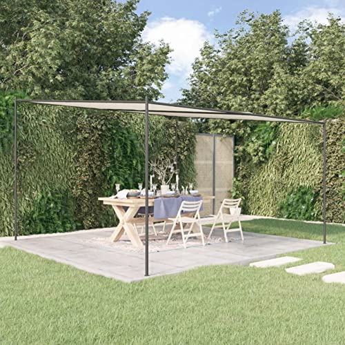 Pavillon, ShGaxin Partyzelt, Gartenpavillon, Faltpavillon, Party Tent, Zelt Garten, Pop Up Gazebo, Hochzeitszelt, Weiß 4x4 m 180 g/m² Stoff und Stahl von ShGaxin