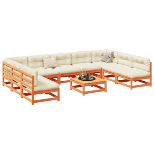ShGaxin 10-TLG. Garten-Sofagarnitur Wachsbraun Massivholz Kiefer, Balkonmöbel Set, Gartenmöbel Set, Gartenlounge Set, Terassenmöbel, Loungemöbel Terrasse - 3299593 ShGaxin 10-TLG. Garten-Sofagarnitur Wachsbraun Massivholz Kiefer, Balkonmöbel Set, Gartenmöbel Set, Gartenlounge Set, Terassenmöbel, Loungemöbel Terrasse - 3299593 von ShGaxin