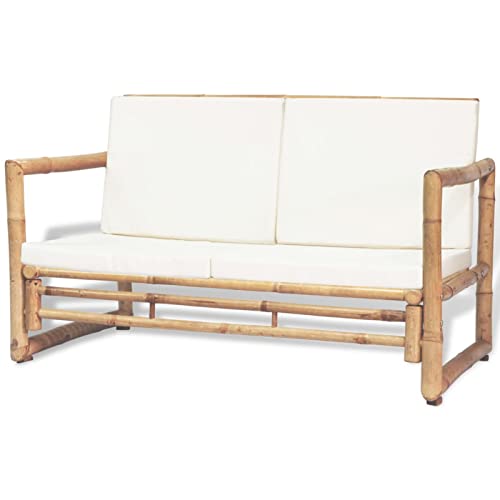 ShGaxin 2-Sitzer Gartensofa mit Polstern, Lounge Sofa Outdoor, Garten Loungemöbel, Gartensofa, Gartenlounge, Balkon Set Möbel, Bambus ShGaxin 2-Sitzer Gartensofa mit Polstern, Lounge Sofa Outdoor, Garten Loungemöbel, Gartensofa, Gartenlounge, Balkon Set Möbel, Bambus von ShGaxin