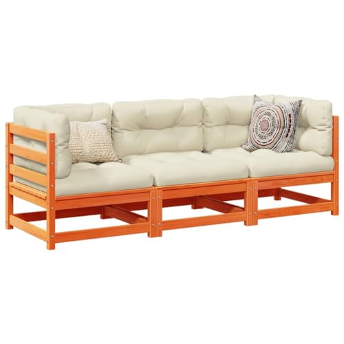 ShGaxin 3-TLG. Garten-Sofagarnitur Wachsbraun Massivholz Kiefer, Balkonmöbel Set, Gartenmöbel Set, Gartenlounge Set, Terassenmöbel, Loungemöbel Terrasse - 3299265 ShGaxin 3-TLG. Garten-Sofagarnitur Wachsbraun Massivholz Kiefer, Balkonmöbel Set, Gartenmöbel Set, Gartenlounge Set, Terassenmöbel, Loungemöbel Terrasse - 3299265 von ShGaxin