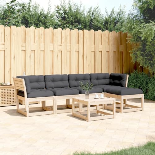 ShGaxin 5-TLG. Garten-Sofagarnitur mit Kissen Massivholz Kiefer, Balkonmöbel Set, Gartenmöbel Set, Gartenlounge Set, Terassenmöbel, Loungemöbel Terrasse - 3217010 ShGaxin 5-TLG. Garten-Sofagarnitur mit Kissen Massivholz Kiefer, Balkonmöbel Set, Gartenmöbel Set, Gartenlounge Set, Terassenmöbel, Loungemöbel Terrasse - 3217010 von ShGaxin