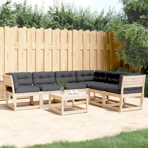 ShGaxin 6-TLG. Garten-Sofagarnitur mit Kissen Massivholz Kiefer, Balkonmöbel Set, Gartenmöbel Set, Gartenlounge Set, Terassenmöbel, Loungemöbel Terrasse - 3217025 ShGaxin 6-TLG. Garten-Sofagarnitur mit Kissen Massivholz Kiefer, Balkonmöbel Set, Gartenmöbel Set, Gartenlounge Set, Terassenmöbel, Loungemöbel Terrasse - 3217025 von ShGaxin