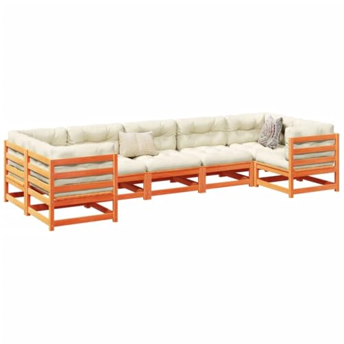 ShGaxin 7-TLG. Garten-Sofagarnitur Wachsbraun Massivholz Kiefer, Balkonmöbel Set, Gartenmöbel Set, Gartenlounge Set, Terassenmöbel, Loungemöbel Terrasse - 3299615 ShGaxin 7-TLG. Garten-Sofagarnitur Wachsbraun Massivholz Kiefer, Balkonmöbel Set, Gartenmöbel Set, Gartenlounge Set, Terassenmöbel, Loungemöbel Terrasse - 3299615 von ShGaxin
