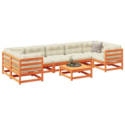 ShGaxin 8-TLG. Garten-Sofagarnitur Wachsbraun Massivholz Kiefer, Balkonmöbel Set, Gartenmöbel Set, Gartenlounge Set, Terassenmöbel, Loungemöbel Terrasse - 3299332 ShGaxin 8-TLG. Garten-Sofagarnitur Wachsbraun Massivholz Kiefer, Balkonmöbel Set, Gartenmöbel Set, Gartenlounge Set, Terassenmöbel, Loungemöbel Terrasse - 3299332 von ShGaxin