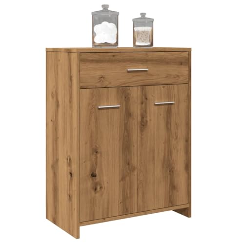 ShGaxin Badschrank Artisan-Eiche 60x33x80 cm Holzwerkstoff, Bad Kommode, Badezimmer Möbel, Badzimmer Schrank, Aufbewahrungsschrank, Bad Schrank - 856288 ShGaxin Badschrank Artisan-Eiche 60x33x80 cm Holzwerkstoff, Bad Kommode, Badezimmer Möbel, Badzimmer Schrank, Aufbewahrungsschrank, Bad Schrank - 856288 von ShGaxin