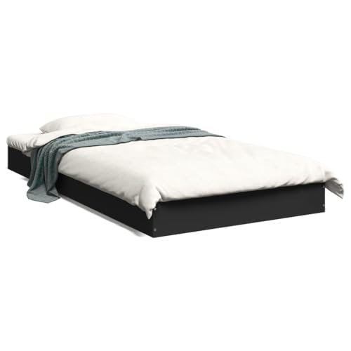 ShGaxin Bettgestell Schwarz 90x190 cm Holzwerkstoff, Bett, Bettgestell, Jugendbett, Schlafzimmer Bett, Bed Frame -842071 ShGaxin Bettgestell Schwarz 90x190 cm Holzwerkstoff, Bett, Bettgestell, Jugendbett, Schlafzimmer Bett, Bed Frame -842071 von ShGaxin