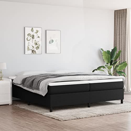 ShGaxin Boxspringbett Schwarz 200x200 cm Stoff, Bett, Bettgestell, Jugendbett, Schlafzimmer Bett, Bed Frame 3120888 ShGaxin Boxspringbett Schwarz 200x200 cm Stoff, Bett, Bettgestell, Jugendbett, Schlafzimmer Bett, Bed Frame 3120888 von ShGaxin