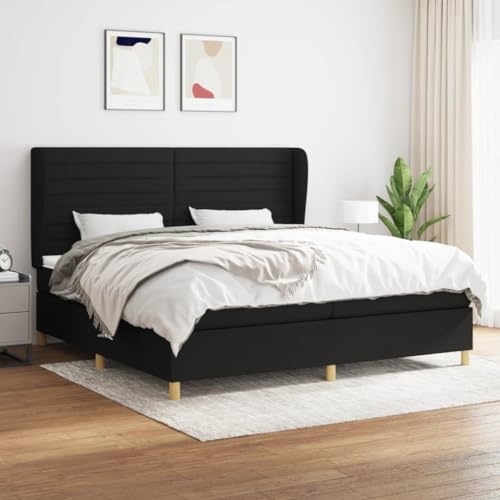 ShGaxin Boxspringbett mit Matratze Schwarz 200x200 cm Stoff, Bett, Bettgestell, Jugendbett, Schlafzimmer Bett, Bed Frame - 3128631 ShGaxin Boxspringbett mit Matratze Schwarz 200x200 cm Stoff, Bett, Bettgestell, Jugendbett, Schlafzimmer Bett, Bed Frame - 3128631 von ShGaxin